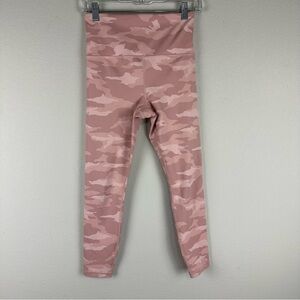 Athleta Pink Camo Elation 7/8 Athletic Athleisure Leggings Size Small